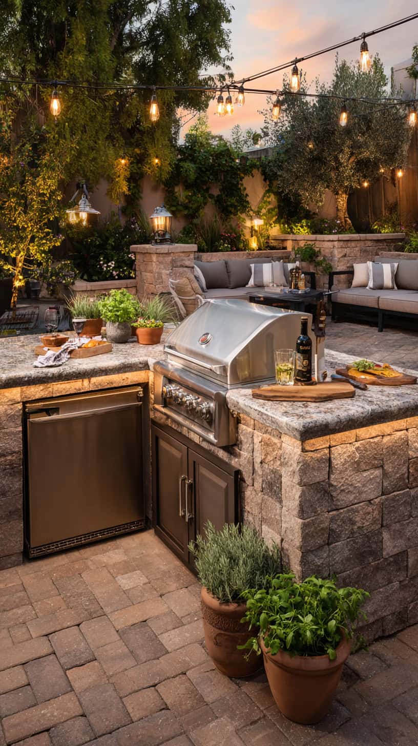 Open Kitchen Outdoor Courtyard Ideas - Image 2