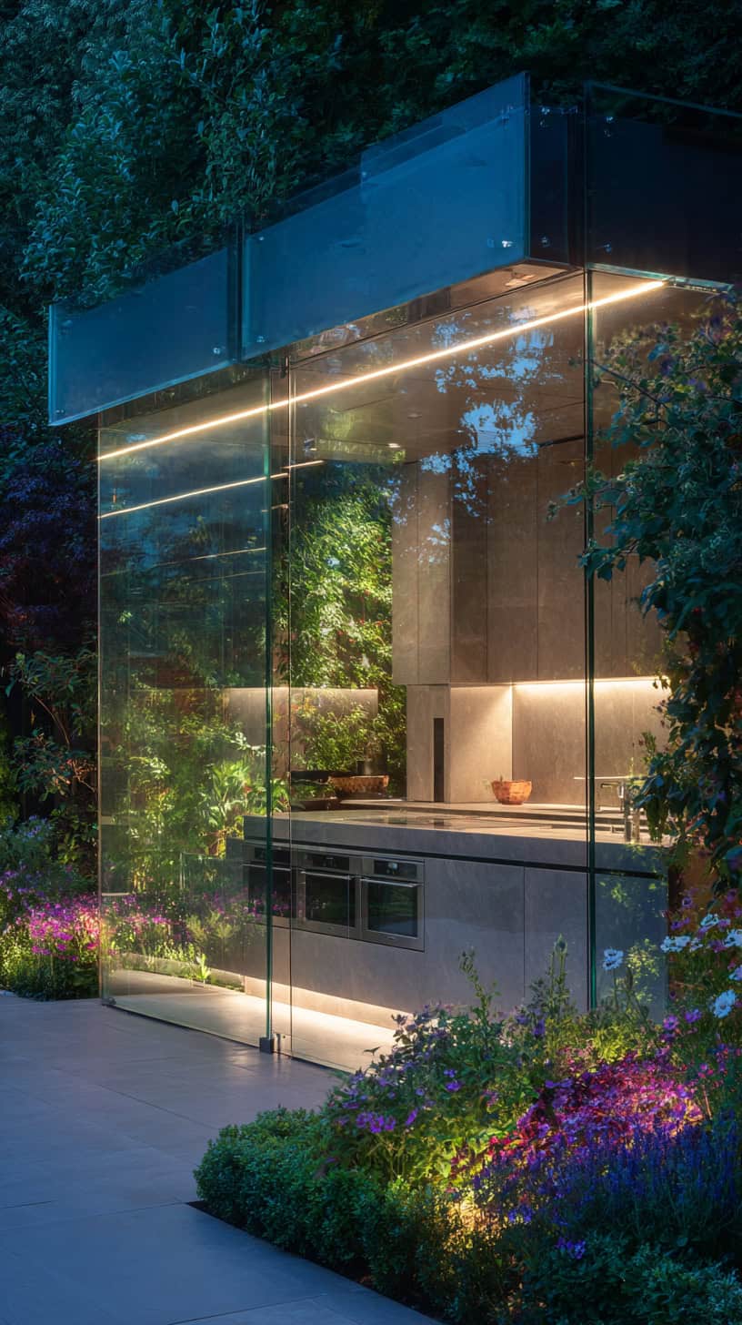 Seamless Glass Garden Kitchen - Image 2
