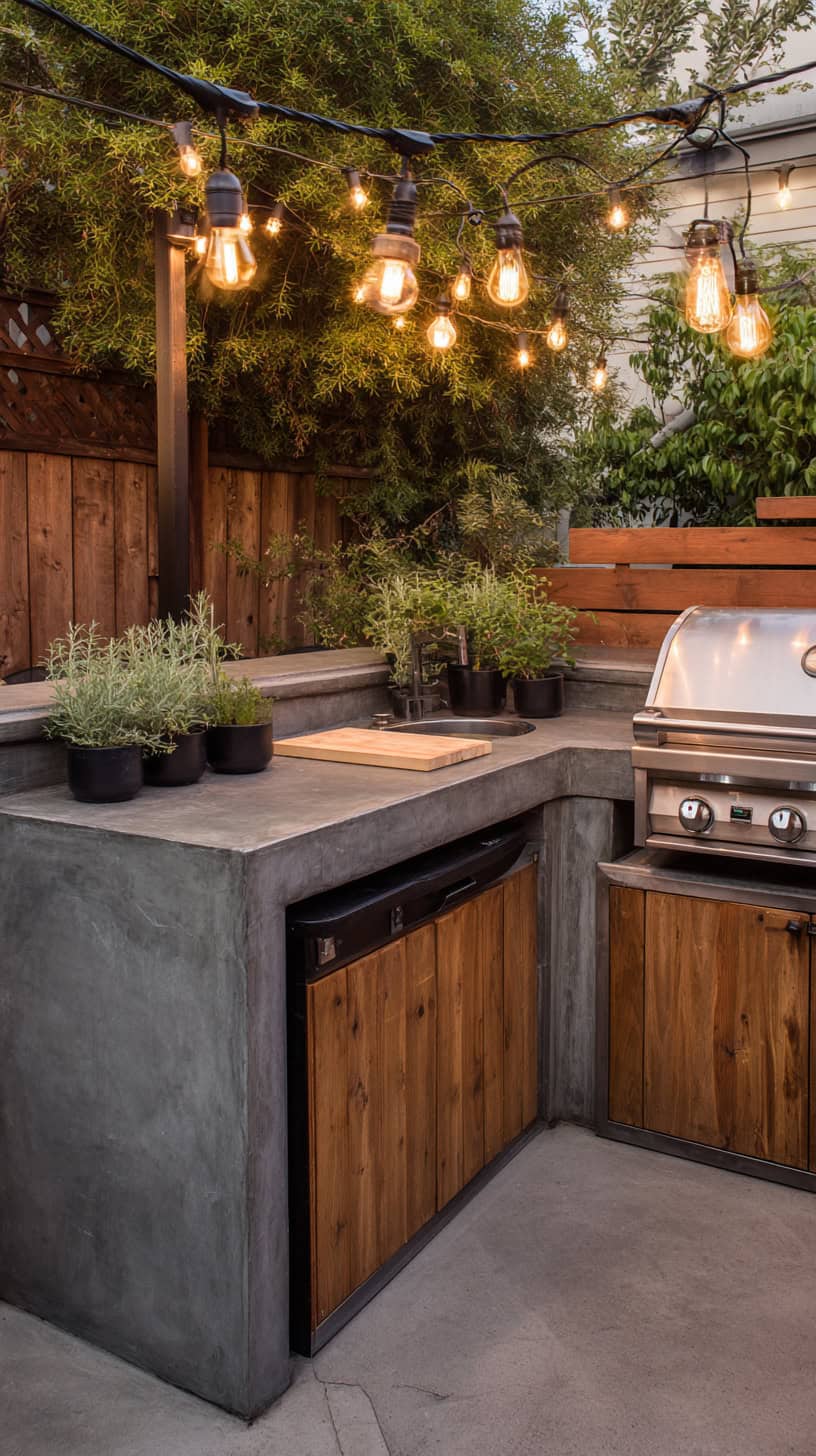 Small Outdoor Kitchen Design for Cozy Family Spaces - Image 1