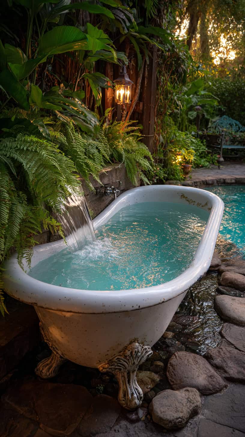 Victorian Tub Water Feature