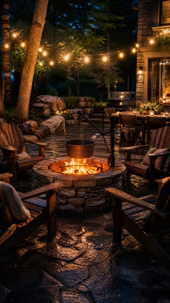 Cozy Fire Pit Cooking
