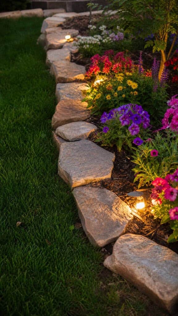 Transform Your Garden with a Rock Border