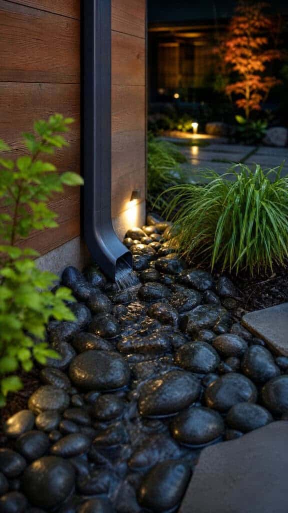 Elegant Downspout Areas