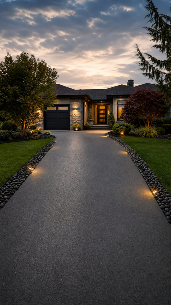 Modern Driveway Edging