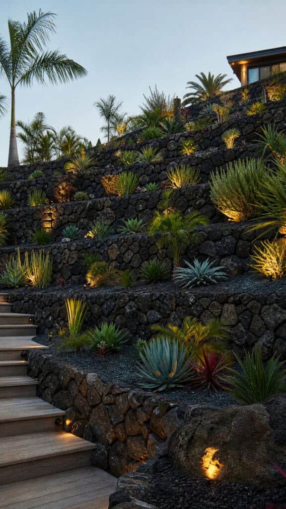 Black Rock Terraced Hillside