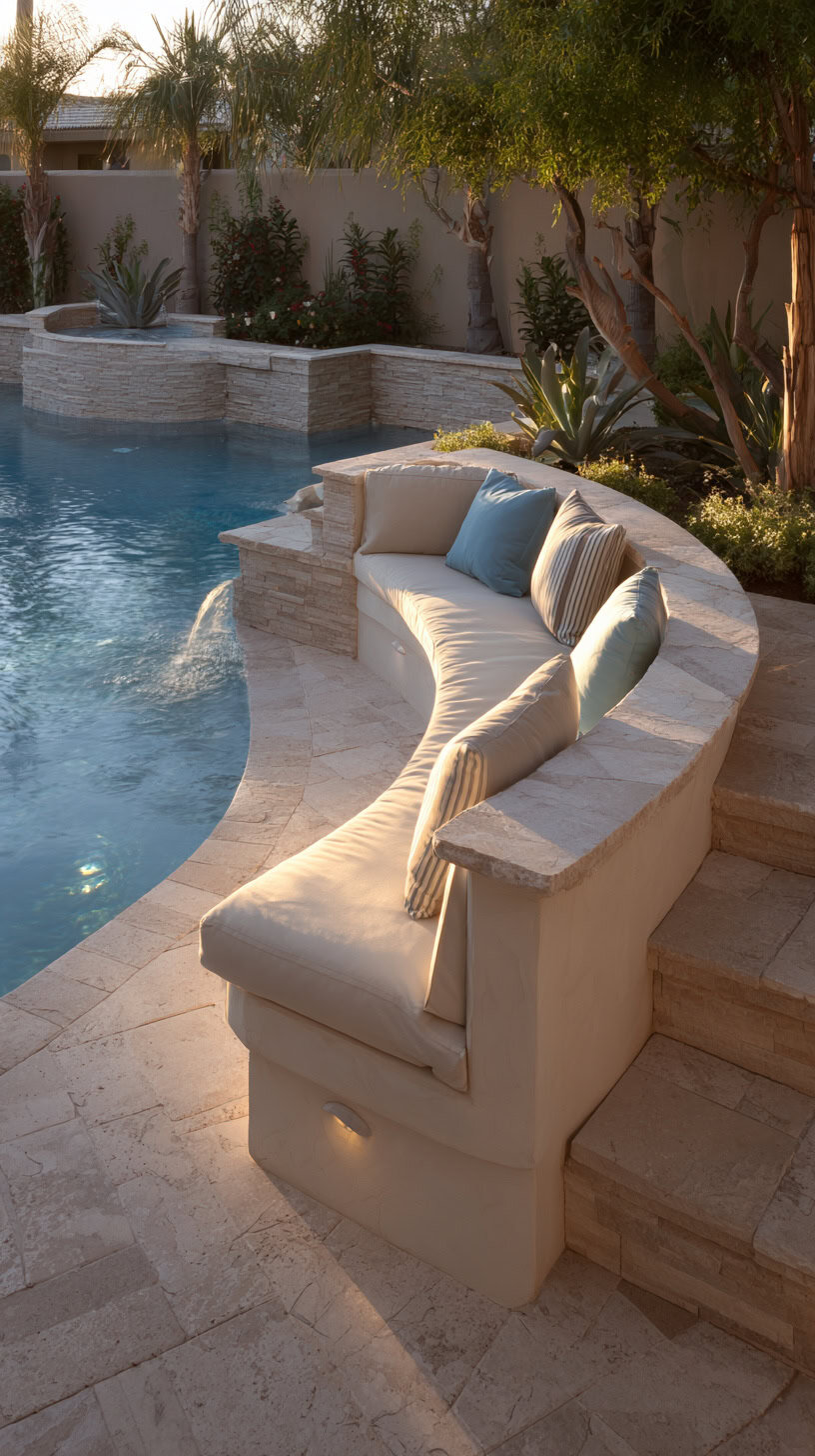 Built In Lounge Bench - Image 2