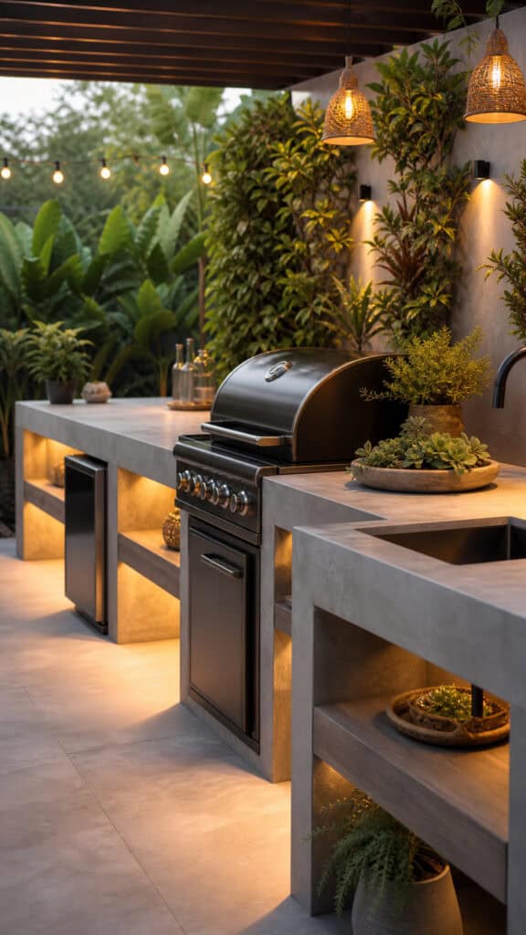 Start with a Stunning DIY Concrete Countertop