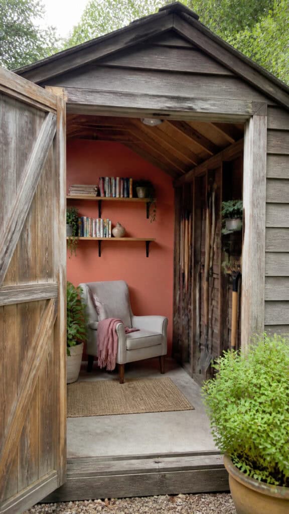 Revamp a Garden Shed with Paint and Personality