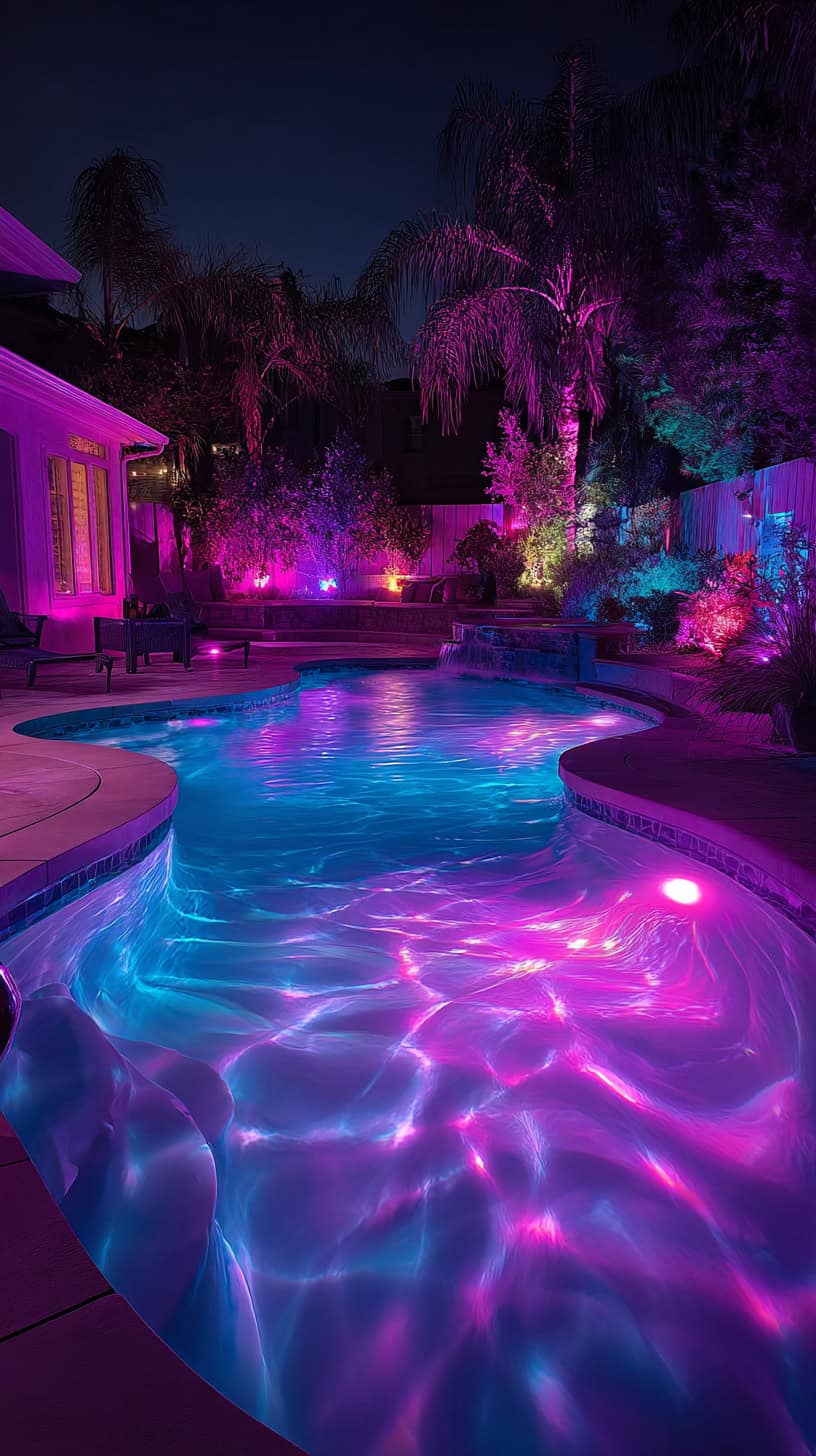 Color-Changing Lights for Parties and Summer Fun - Image 1