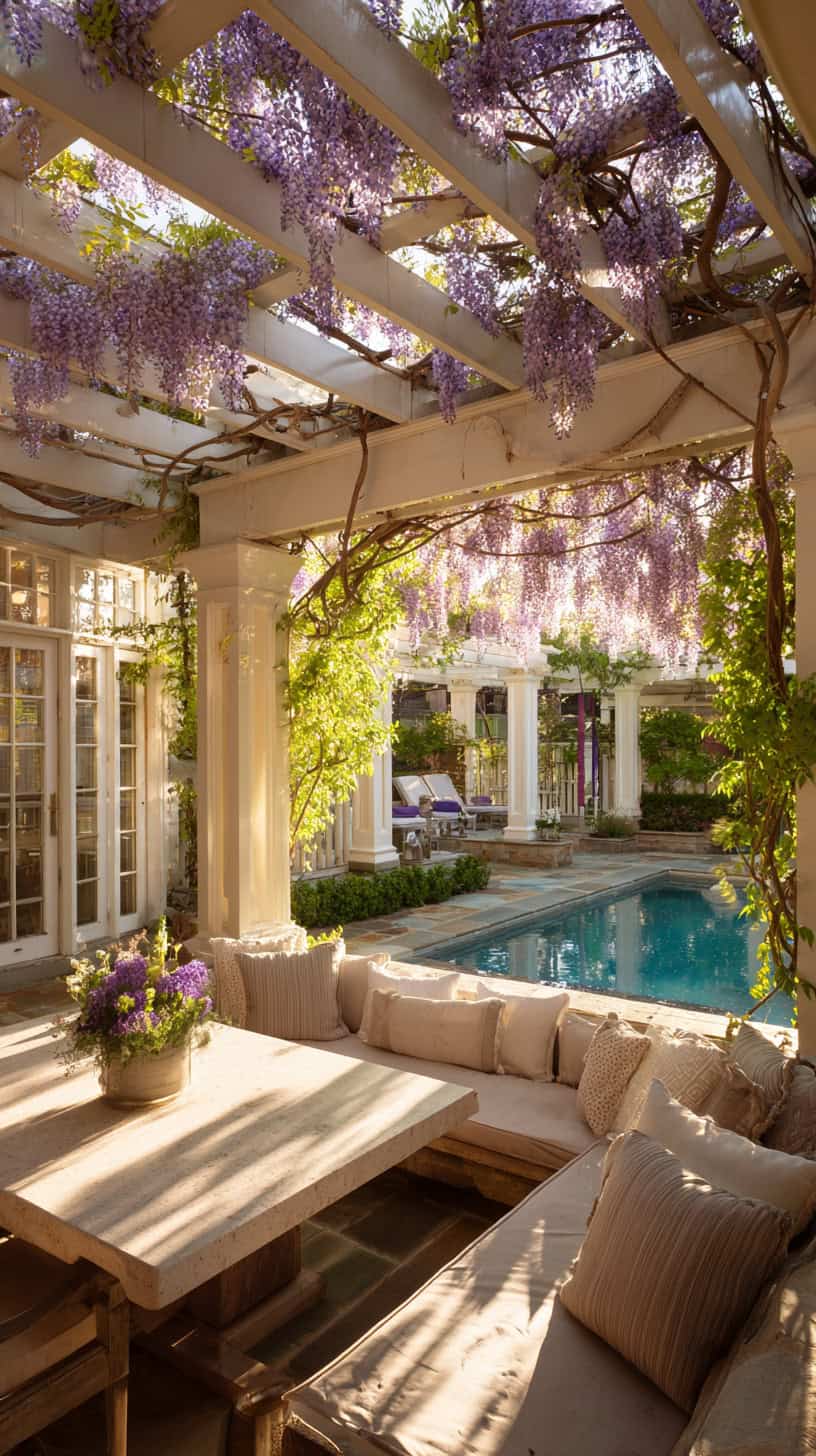 Covered Pergola Lounge - Image 1
