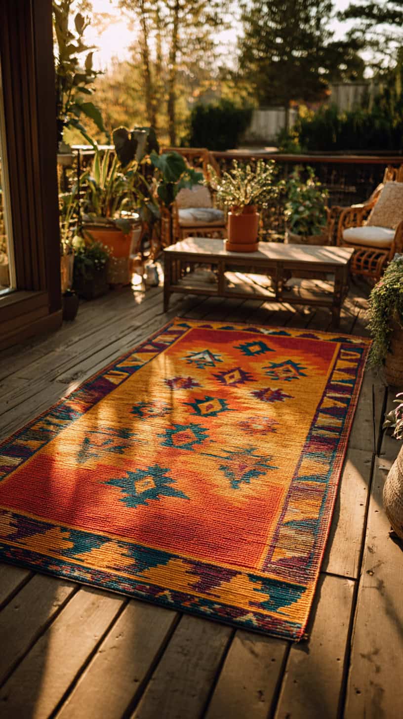 Cozy Outdoor Rug Setup - Image 2