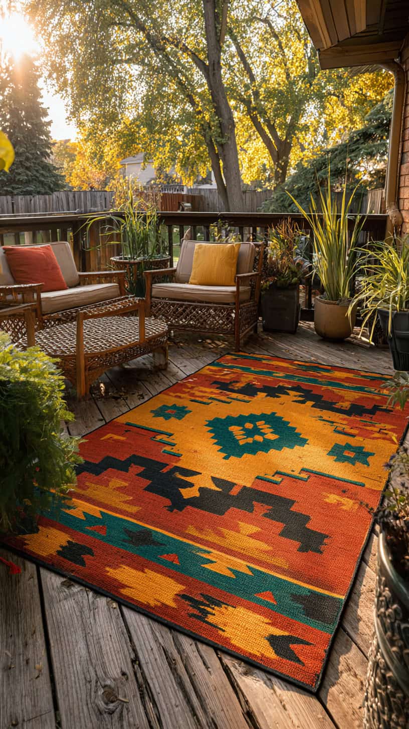 Cozy Outdoor Rug Setup - Image 3