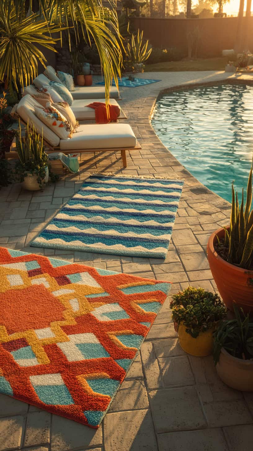 Cozy Outdoor Rug Zones - Image 1
