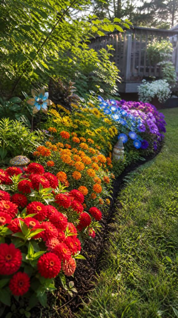 Plant A Rainbow Flower Garden