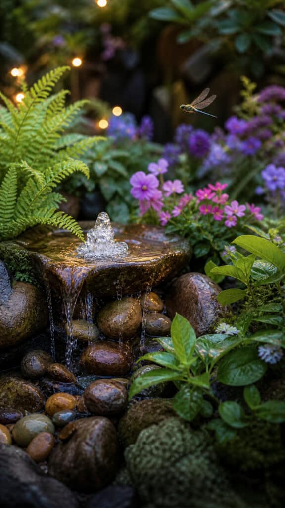 Water Features That Add Soothing Sounds and Movement