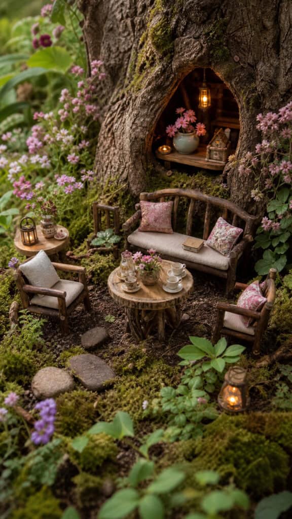 Miniature Furniture Sitting Area