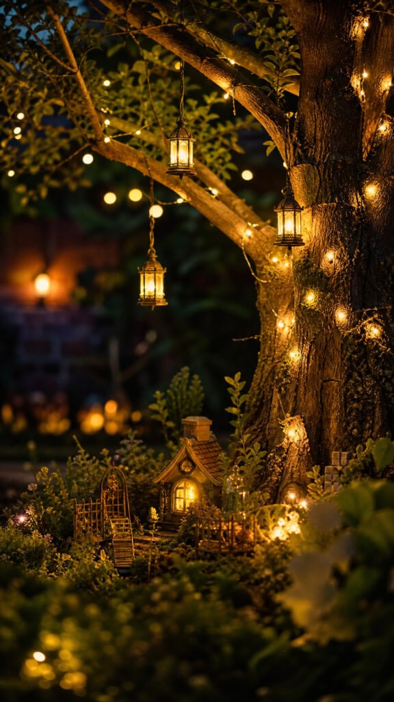 Twinkling Fairy Light Canopy