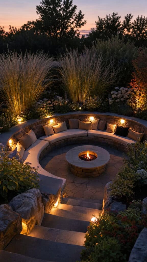 Sunken Garden Seating Area