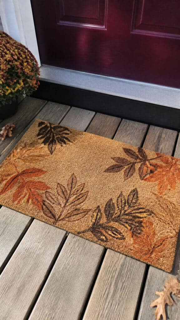DIY Fall Doormat
