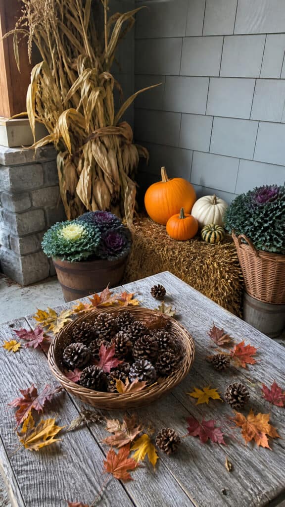 Incorporate Natural Elements and Seasonal Greenery