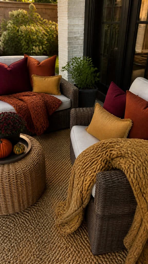 Layer in Cozy Textiles and Warm Throws