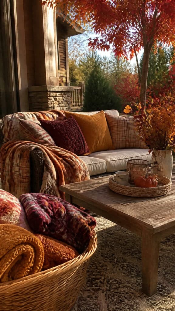Layer on the Warmth with Outdoor Blankets and Throws