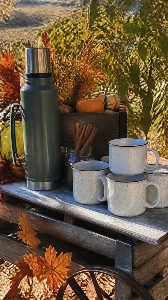 Set Up a Cozy Beverage Station