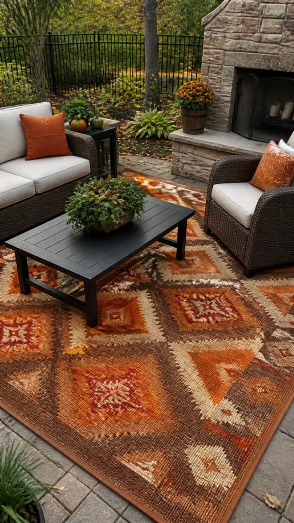 Warm Up with an Outdoor Rug