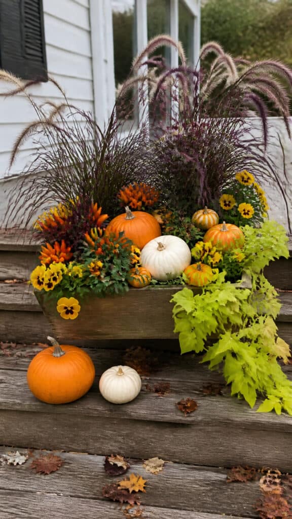 Colorful Crate Garden