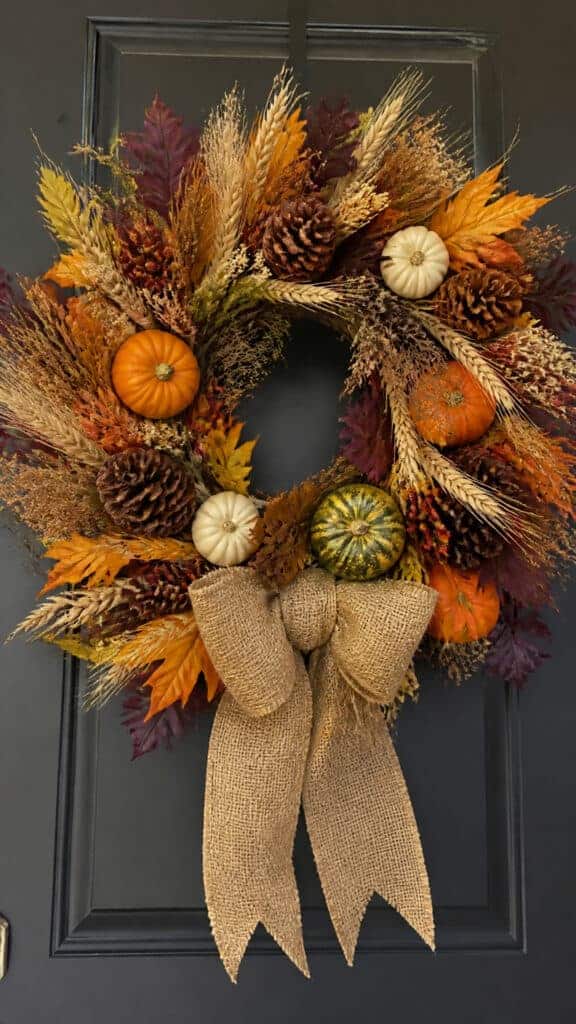 Create a Stunning Fall Wreath Display