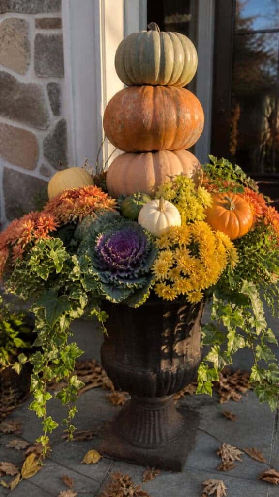 Pumpkins and Gourds as Planter Companions