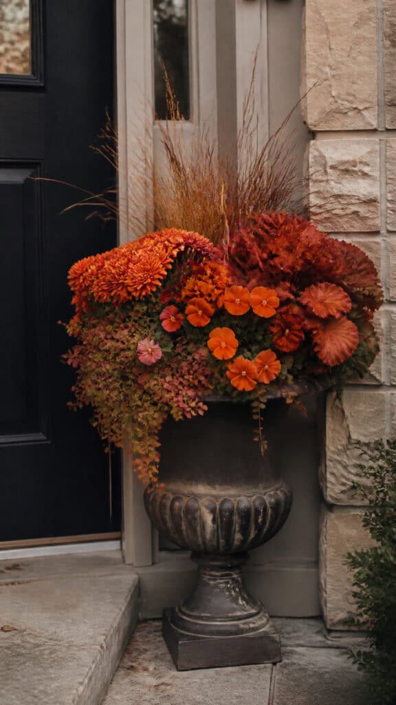 Elegant Monochromatic Fall Arrangements