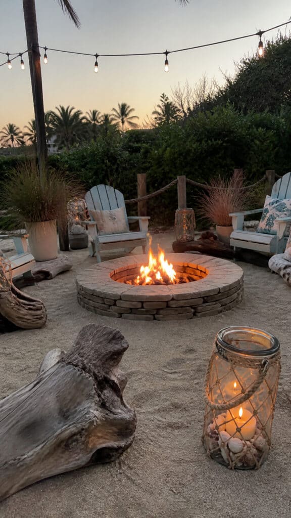 Beach-Inspired Sand and Driftwood Theme