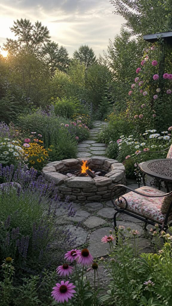 Cottage Garden Style with Flowering Borders