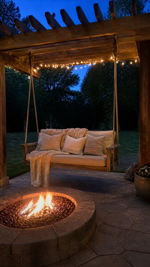 Swinging Bench or Hanging Chairs