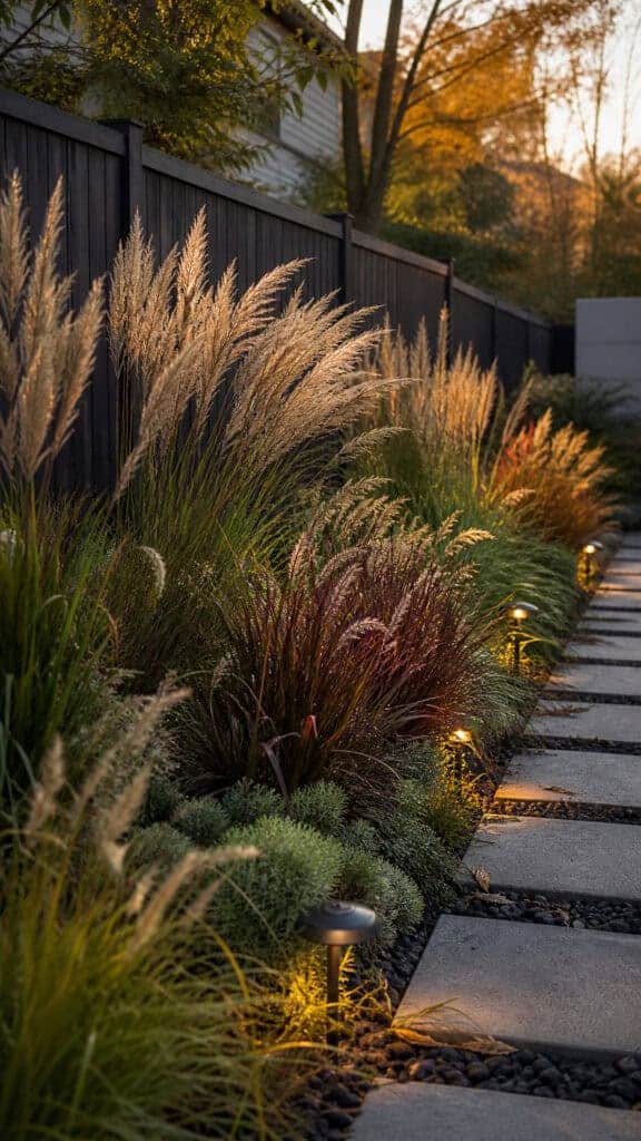 Ornamental Grass Screen