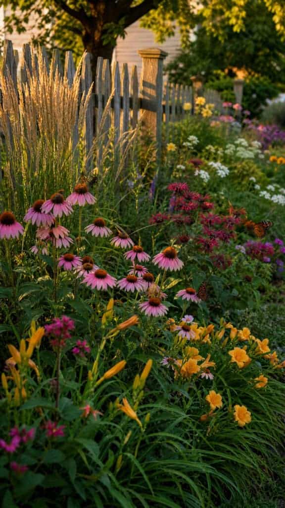 Perennial Flower Bed For Year-Round Interest