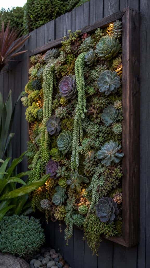 Succulent Wall Garden