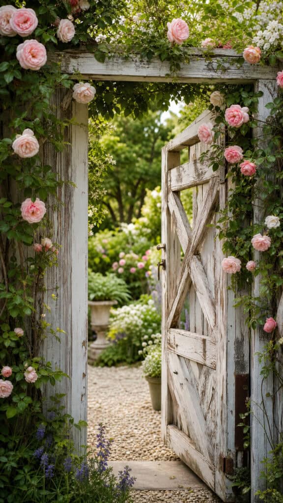 Add a Rustic Garden Gate