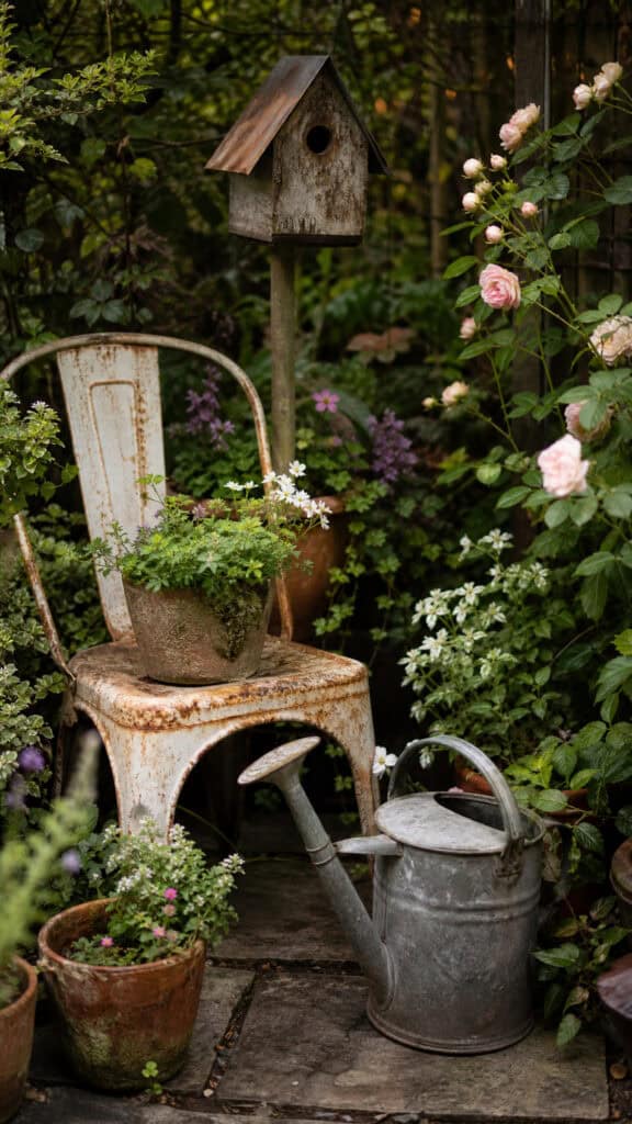 Incorporate Vintage Garden Ornaments