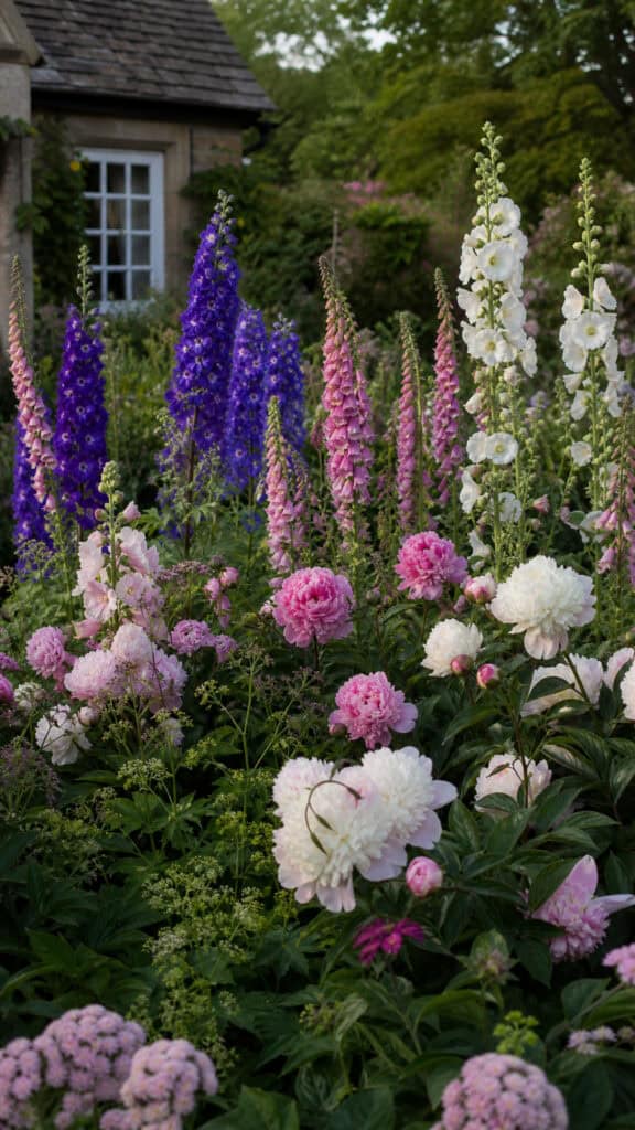 Plant Billowing Cottage Perennials