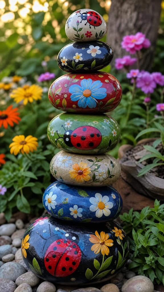 Painted Rock Totem