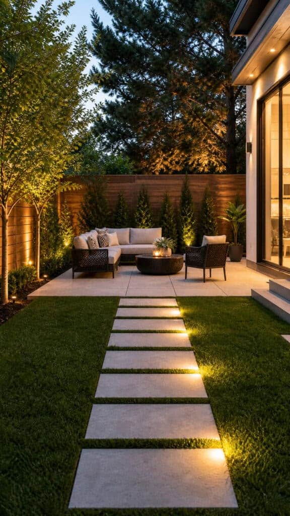Low-Maintenance Grass And Paver Combinations