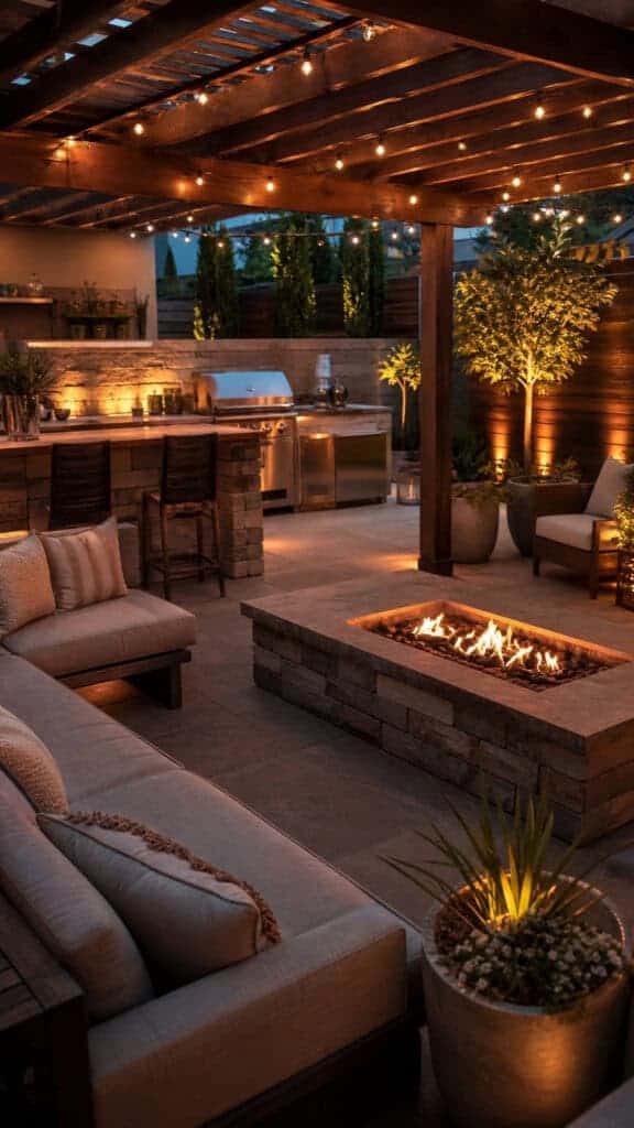 Outdoor Living Rooms and Entertainment Spaces