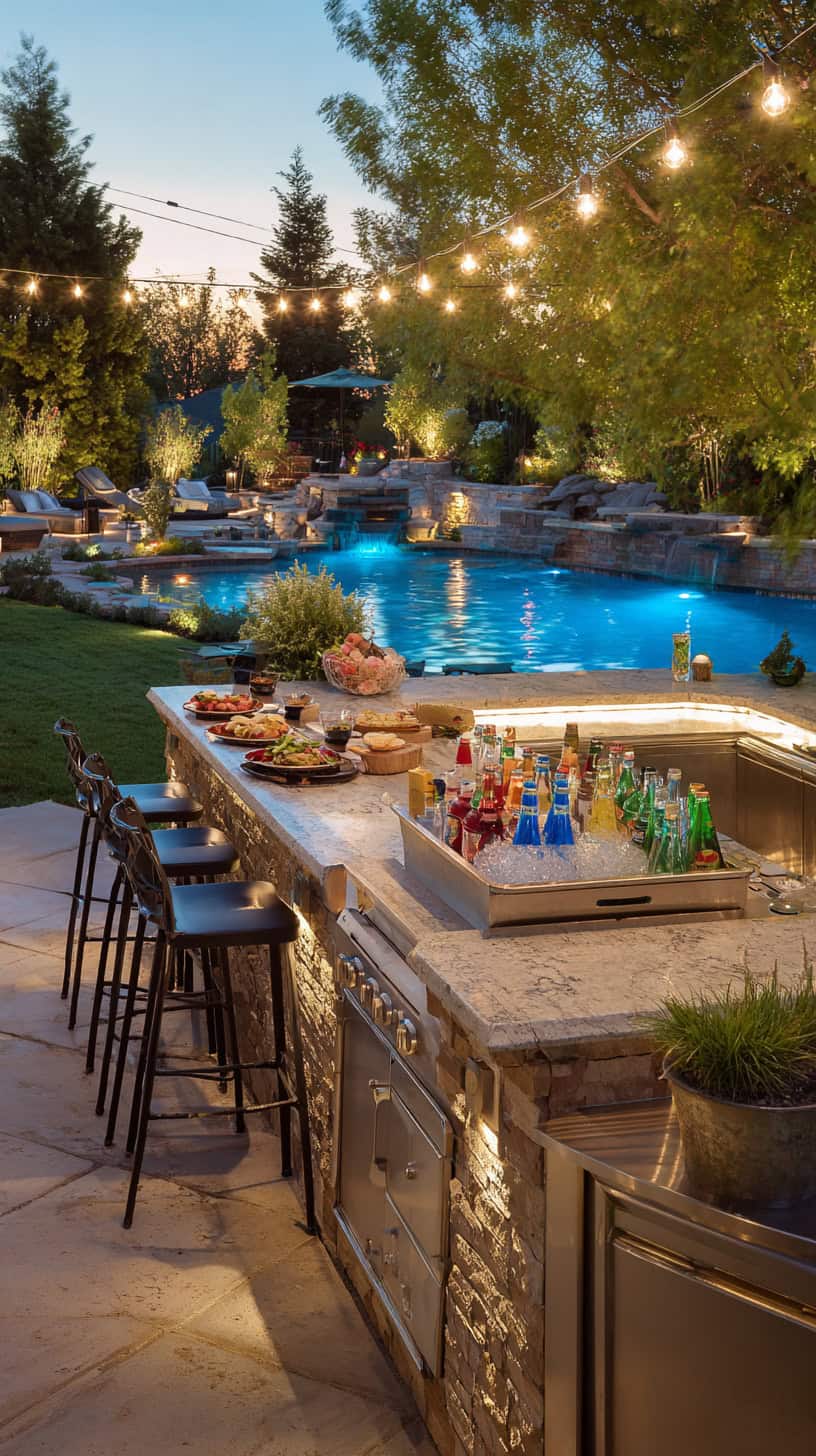 Lawn Grill And Ice Tub Bar - Image 2