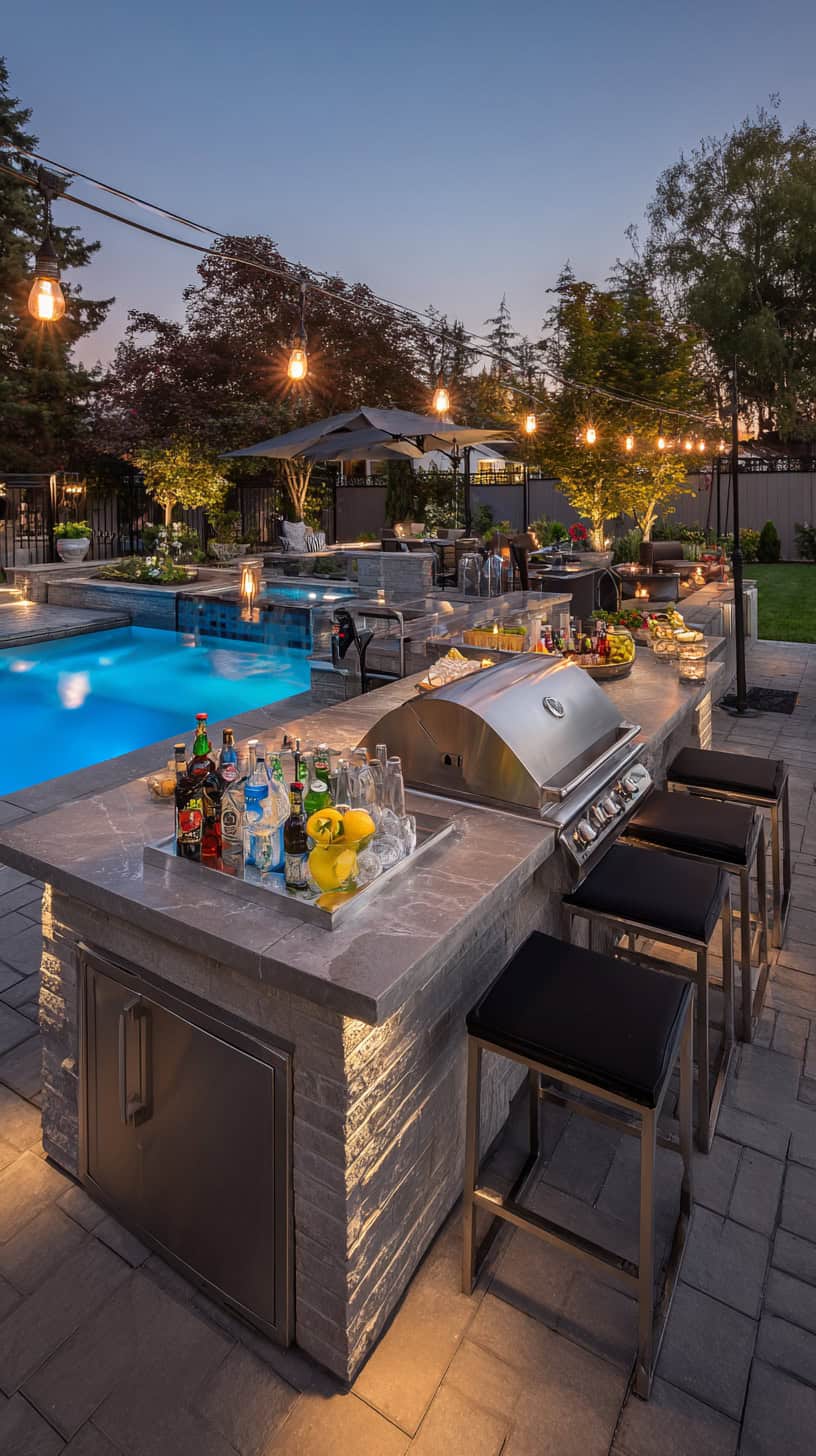 Lawn Grill And Ice Tub Bar - Image 1