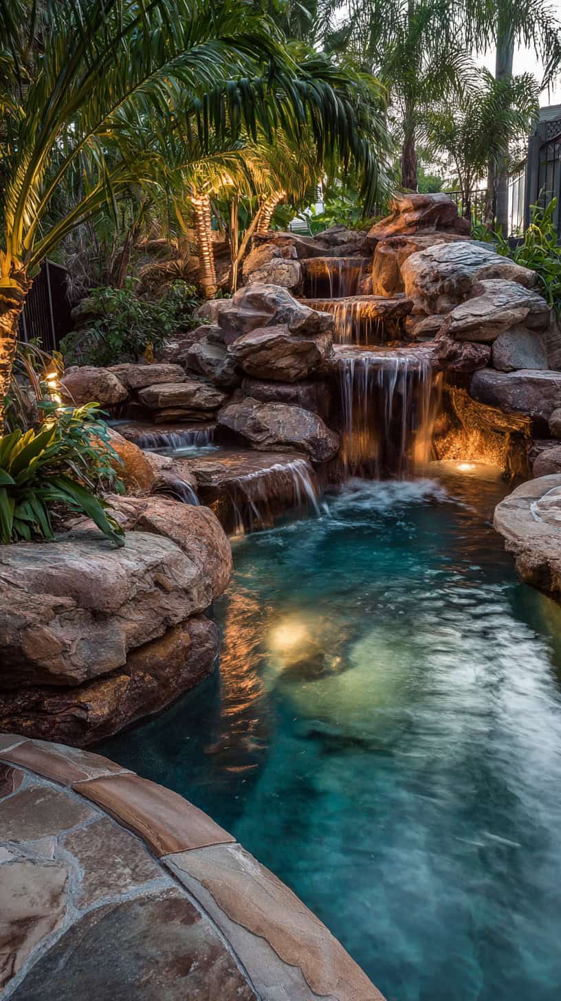 Natural Stone Waterfall - Image 1