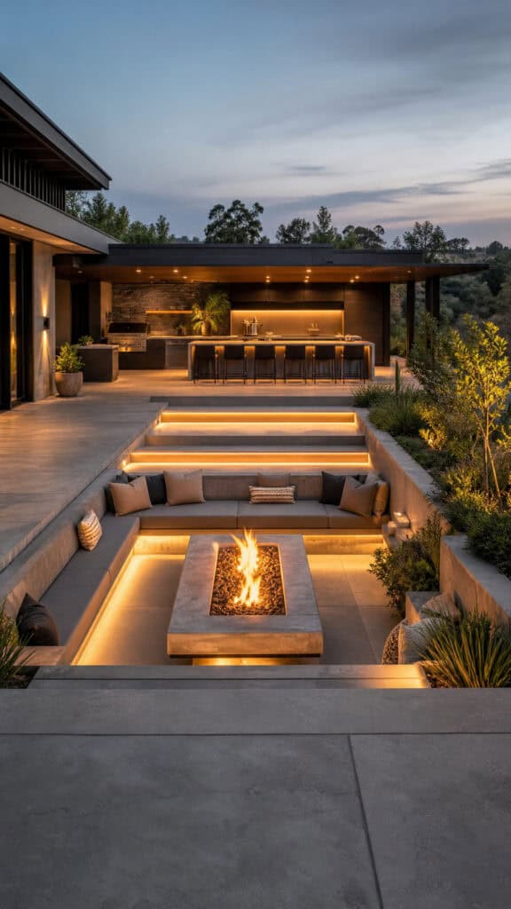 Sunken Seating Area Adjacent