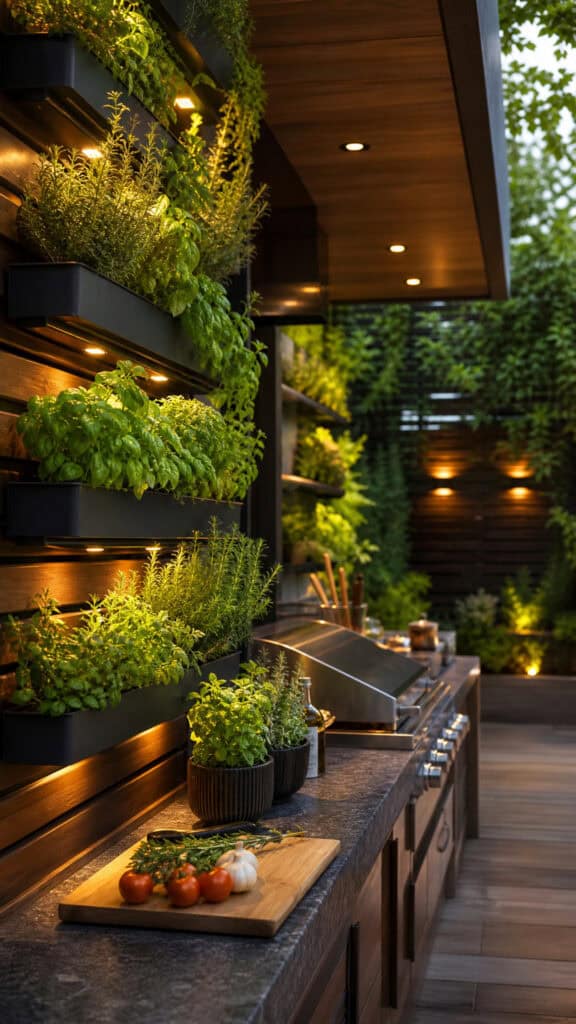 Vertical Garden Wall Integration
