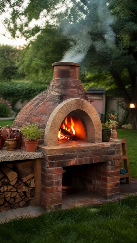 Make a DIY Pizza Oven from Bricks